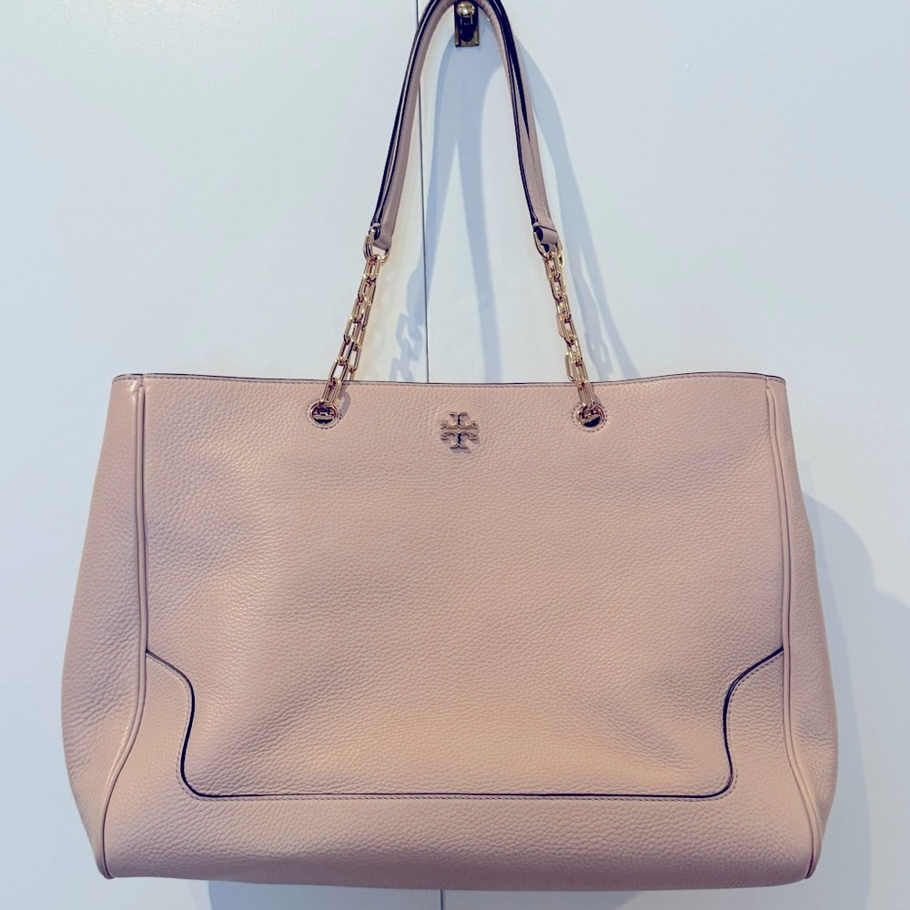 Tory Burch Pink Large Tote Purse